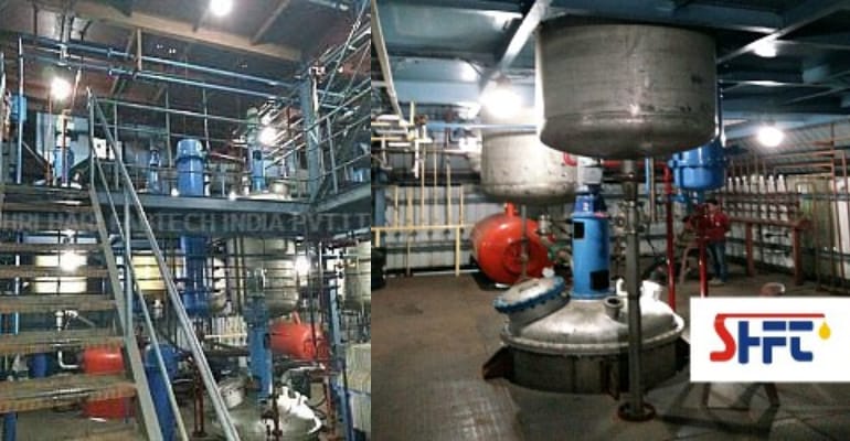 Continuous shellac Processing plant